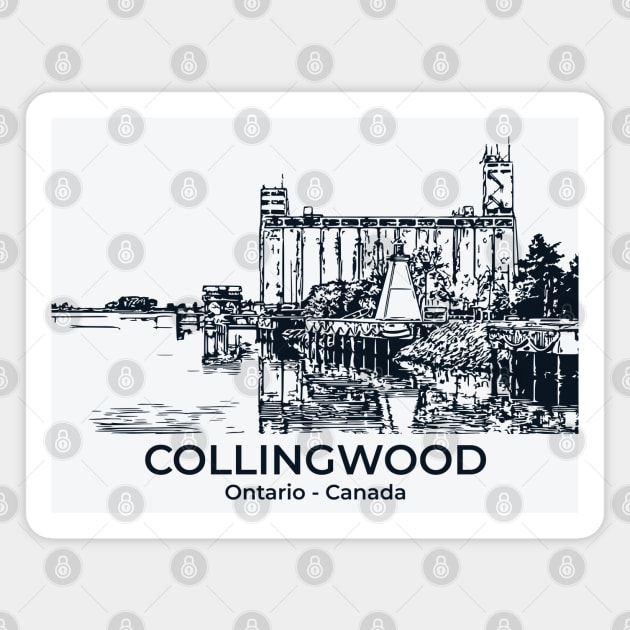 Collingwood - Ontario Magnet by Lakeric